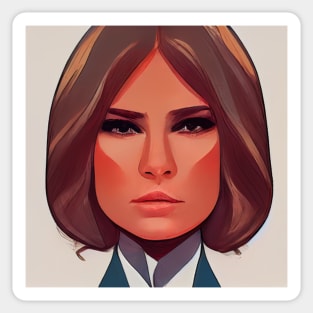 Melania Trump | Comics Style Sticker